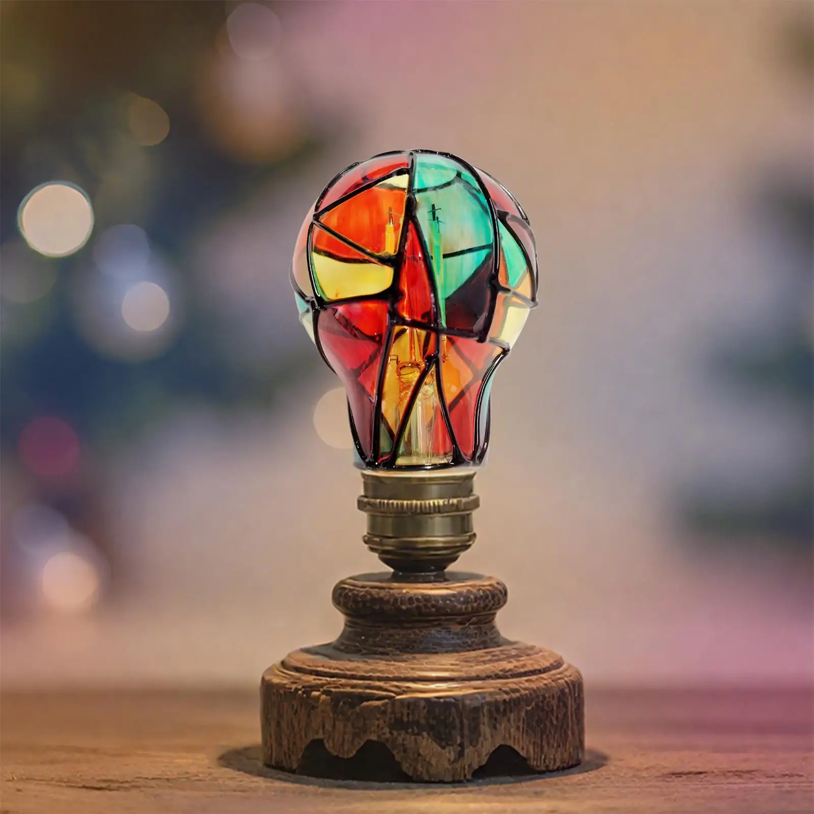 4W E27 Base Stained…