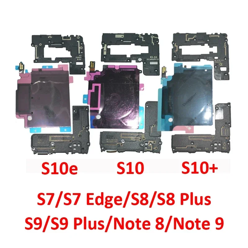 Pop For Samsung Galaxy S7 Edge S8 S9 Plus Note 8 9 NFC Wireless Charging Antenna Panel Loud Speaker Phone Repair Parts