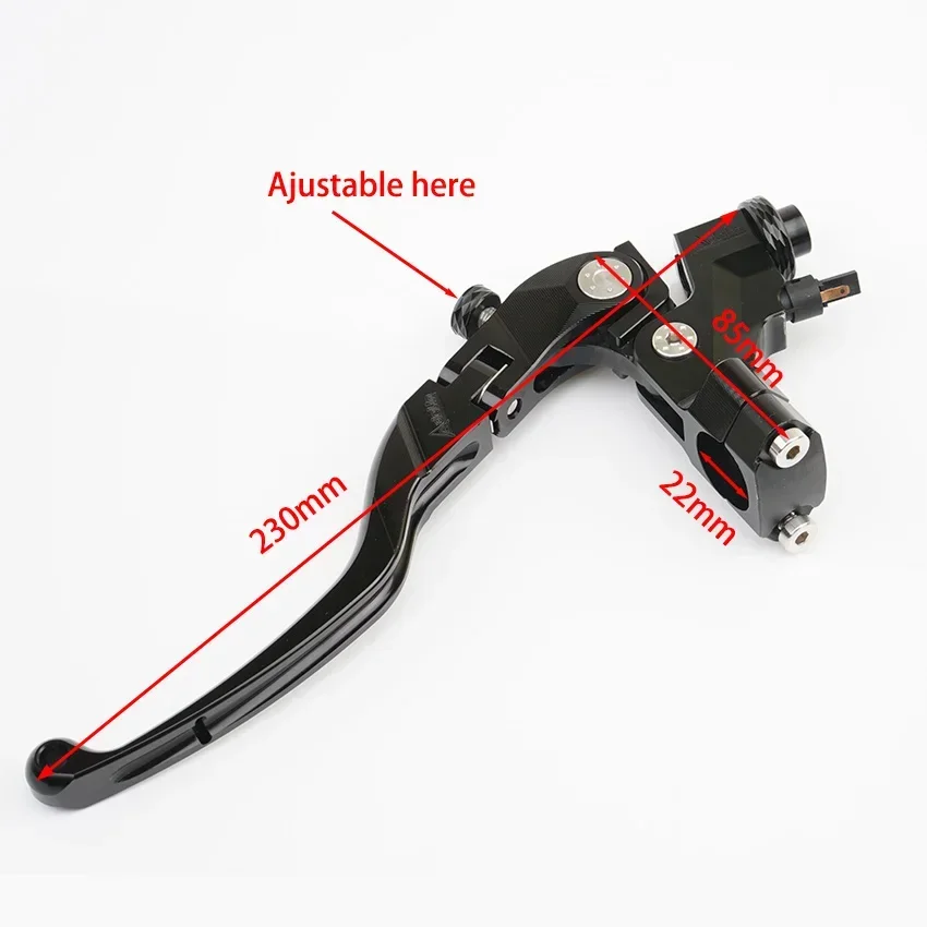 Universal  Motorcycle Cable clutch levers Adelin ARC-1 7/8”22mm Mount CNC For Honda dio Yamaha mt07 Suzuki gsr 600 Kawasaki z900