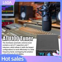 L60A ATU-100-0A 1.8-55Mhz Mini Automatic Antenna Tuner 0.91Inch OLED Display Aluminum Alloy Housing 1500MAH Battery Included