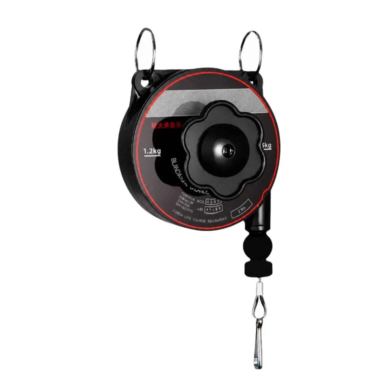 Spring Balancer Tool Holder with Retractable Steel Cable for Workshop Overhead Electric Screwdriver Support