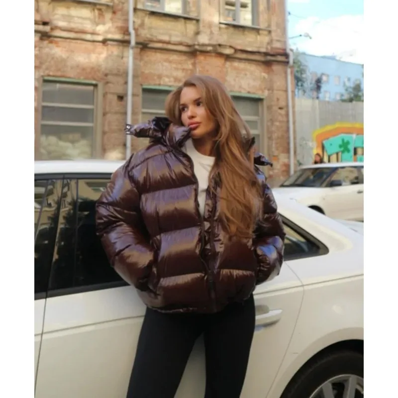 

Women's Winter New American Vintage Niche Fashion Comfortable Casual Hooded Cotton-Padded Warm Jacket