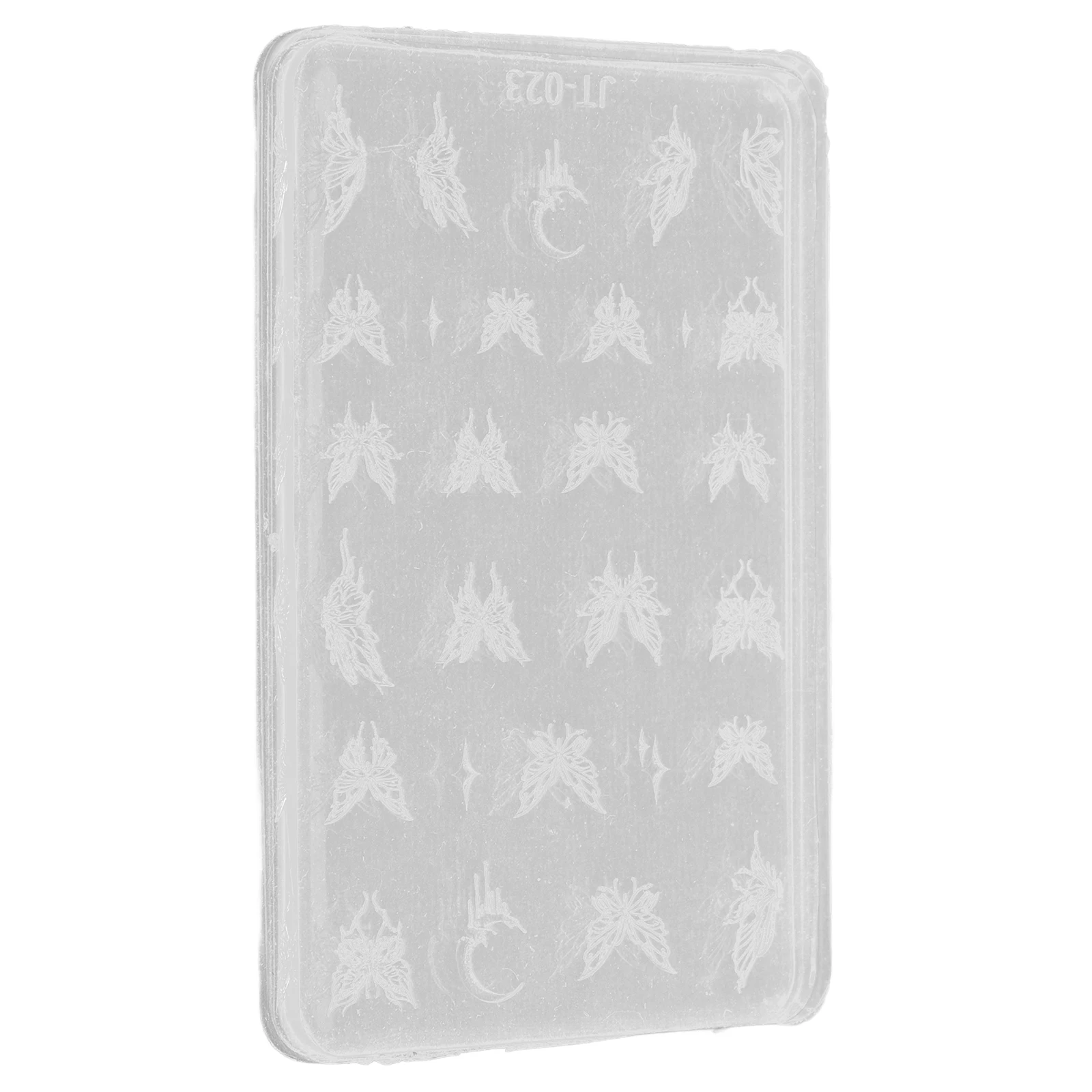 3D Silicone Nail Art Mold with Embossed Design for Bohemian Style DIY Manicure Baking Clay Craft Decoration Nail Charm Mold