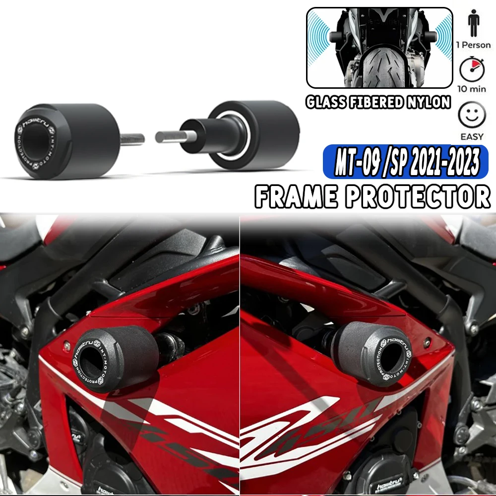 

MT-09 Frame Slider Crash Protector For MT-09 MT-09 SP 2021 2022 2023 Falling Protection Engine Crash Fairing Guard