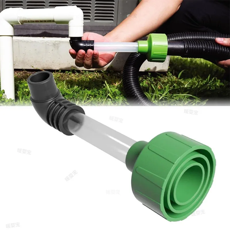 Condensate Drain Cleaning Tool Replacement Adapter Parts Multifunctional Air Condition Drain Pipe Unclogger for HVAC PVC Pipe