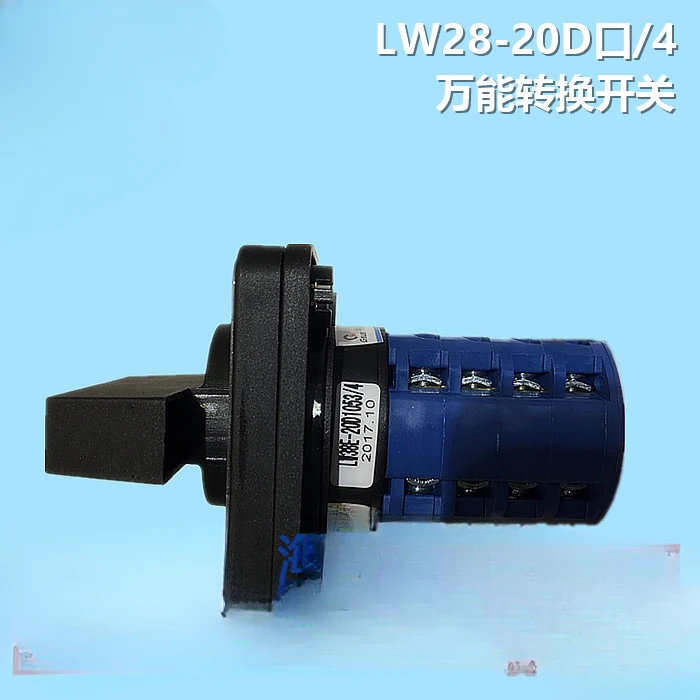 Applicable to LW28-20DO723/4 marine universal conversion switch, 3 gears, 4 sections, 20A