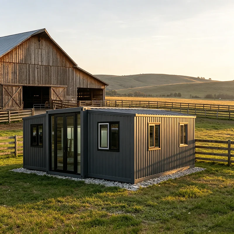 Insulated Prefab Container House Dormitory Mining Site Staff Living Accommodation