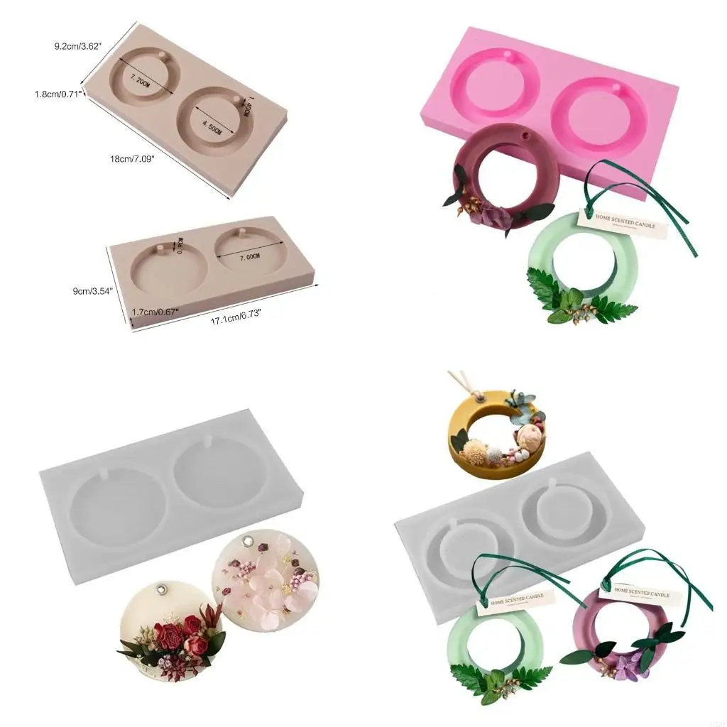 

Круглая штукатурка, силиконовая форма, эпоксидная форма для ювелирных изделий, форма для литья из смолы, подходит для поделок,