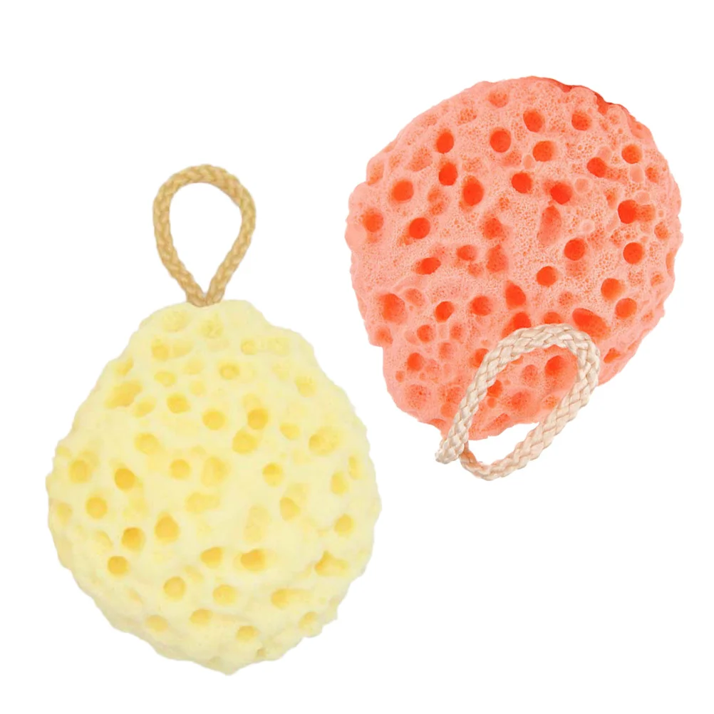 

2pcs Bath Sponge Honeycomb Shower Ball High Quality Skin Moisturizing Cleansing Tool Soft No Crumbs Long Lasting Bathing
