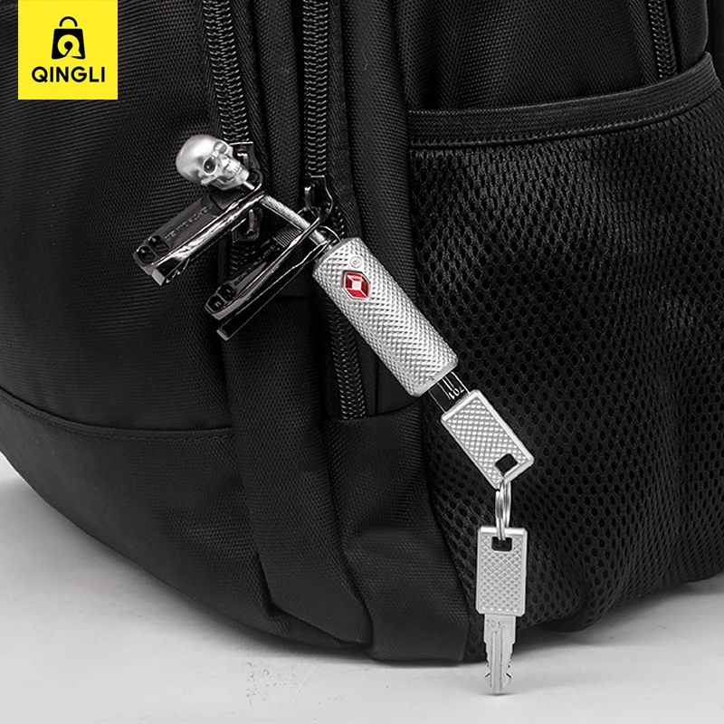 Creative Skull Metal Luggage Lock TSA Customs Nondestructive Security Inspection Luggage Lock Travel Suitcase Knapsack Padlock