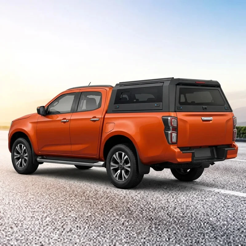 OEM/ODM 4X4 Waterproof Aluminum Alloy Pickup Hardtop Topper For Isuzu DMAX