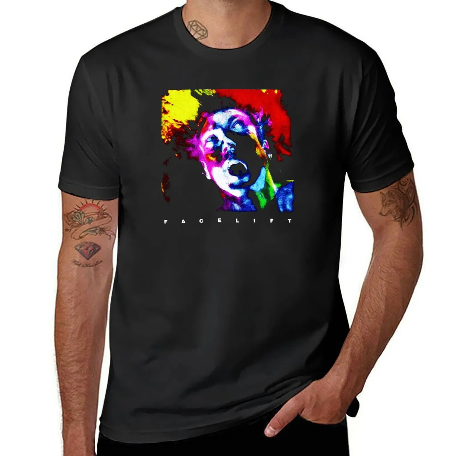 Face Lift By AIC T-Shirt for a boy summer tops mens white t shirts