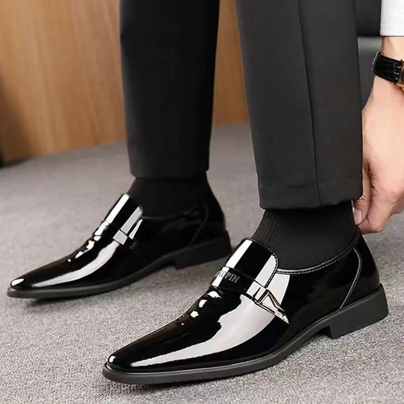 men fashion shoes non slip slip on shoes for men Breathable  Men\'s Penny Loafers for Business Office Wear