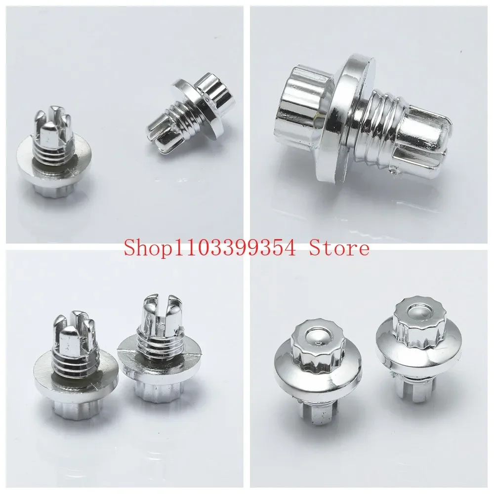 Car Modification Accessories Car Tire Wheel Hub Decorative Screws Plastic Multi-color Flat Head Wheel Screws