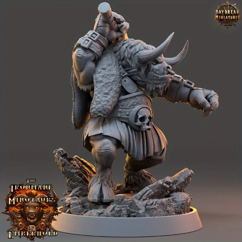 4-teilige Zorath Hellbane Gifts Garage-Sets, Tisch-Rollenspiel-Montage, DIY-Farbmalerei, Bastelbegeisterte, Mini-Statue