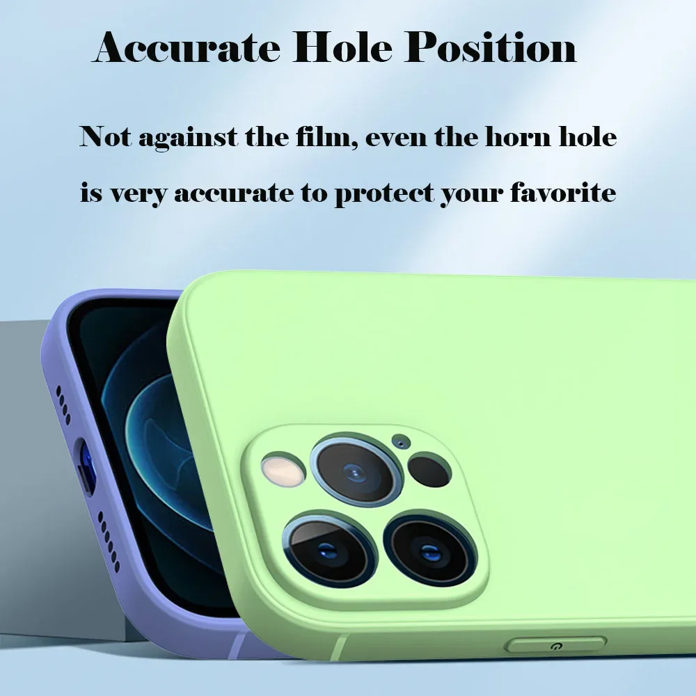 Original Liquid Silicone Shockproof Case For Apple iPhone 15 14 12 11 13 Pro Max Soft Cute Back Cover For X XR 8Plus Accessories