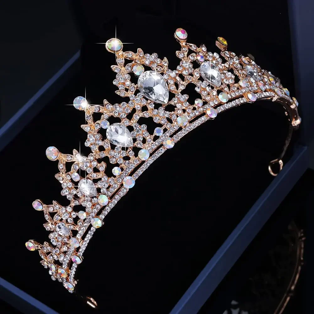 

High-end Atmospheric Bridal Wedding Dress Photo Jewelry Atmospheric Adult Gift Hao Drill Decoration Crown Headdress Princess