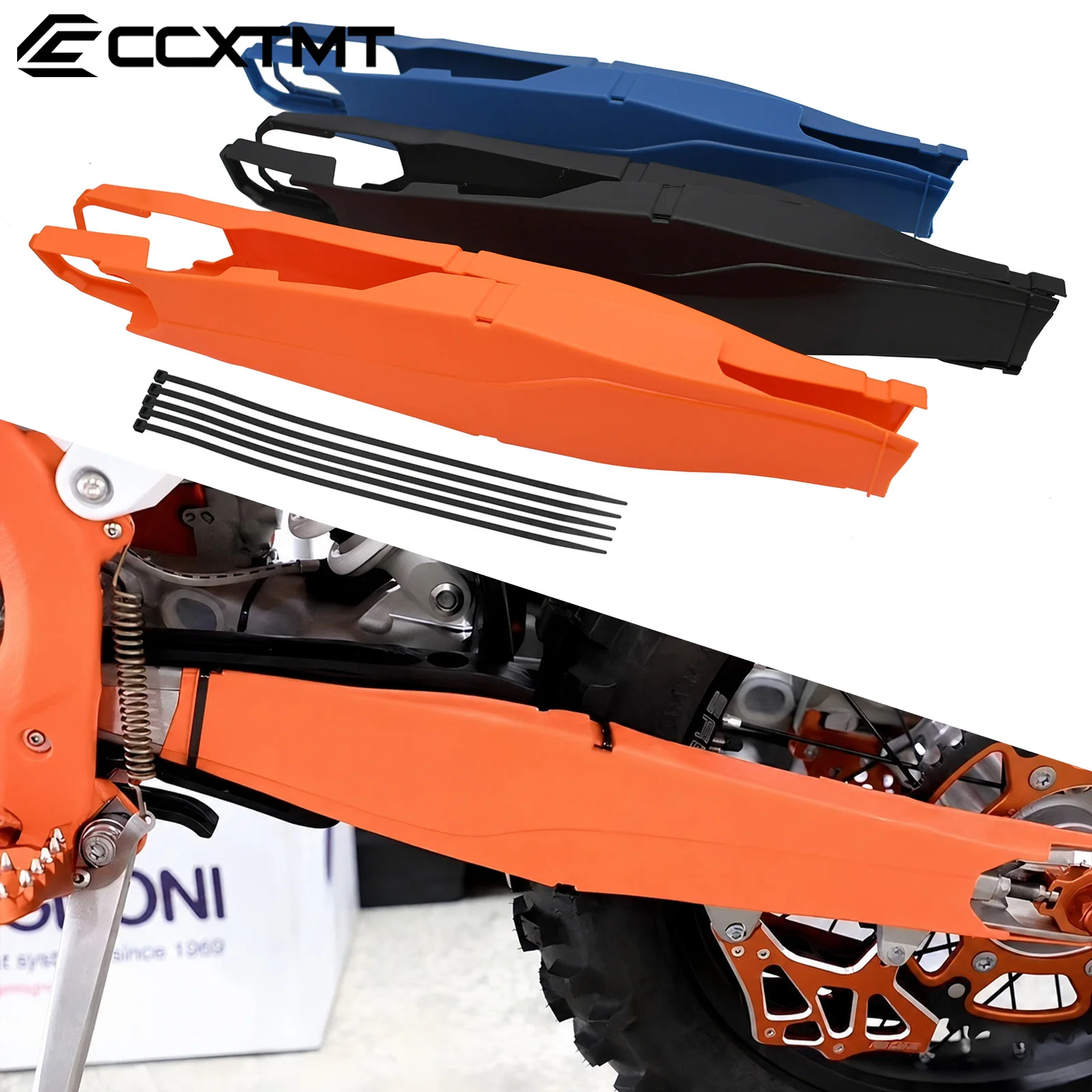 Image of Motorrad Schwinge Schwinge Arm Schutz Für Husqvarna TC FC TE FE 125 250 350 450 Für KTM EXC EXCF XCW XCWF 2012-2022 Universal