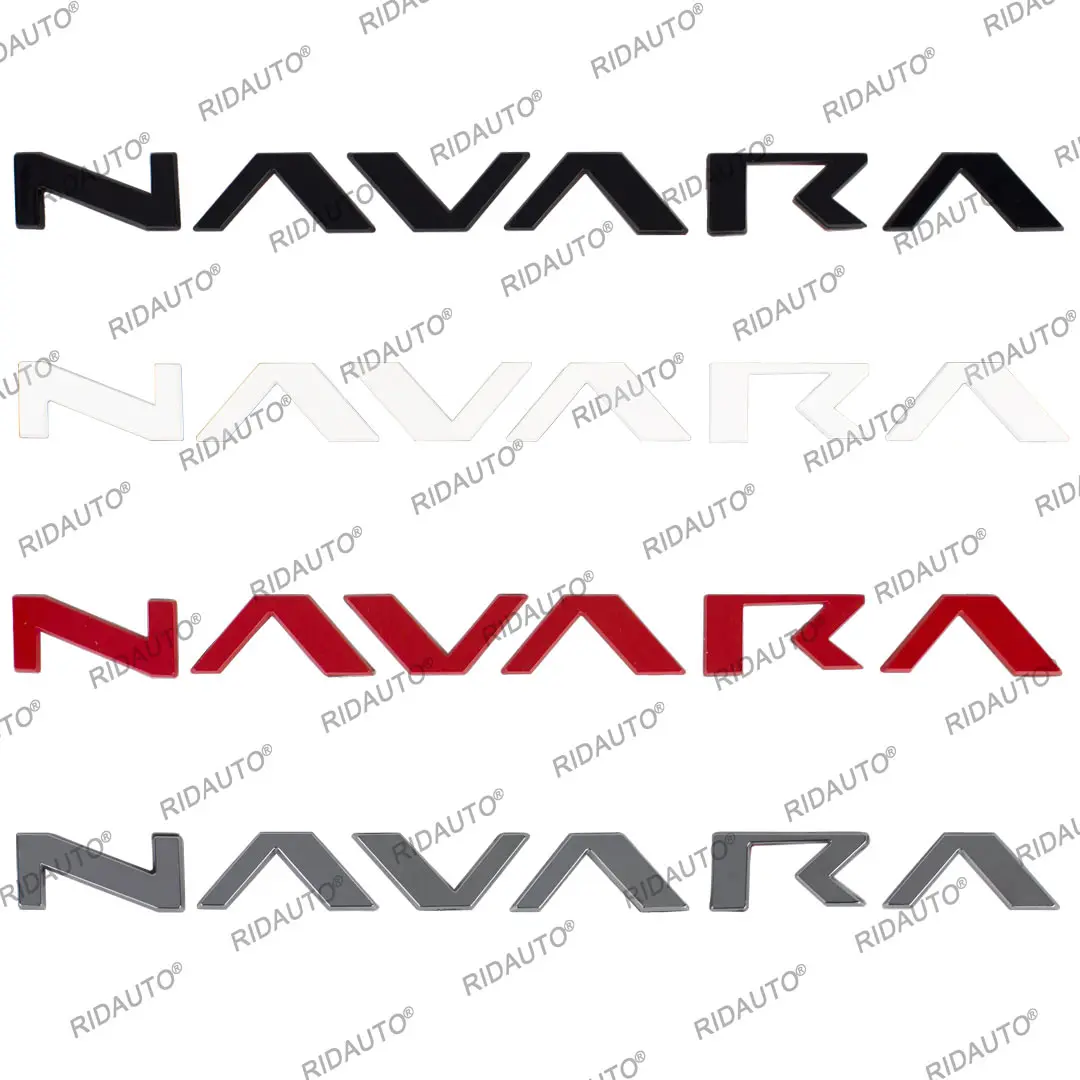 3D ABS Car Letter Front Hood Logo Sticker Tail Door Bumper Badge Auto Rear Trunk Emblem Accessories Fit For NISSAN NAVARA NP300