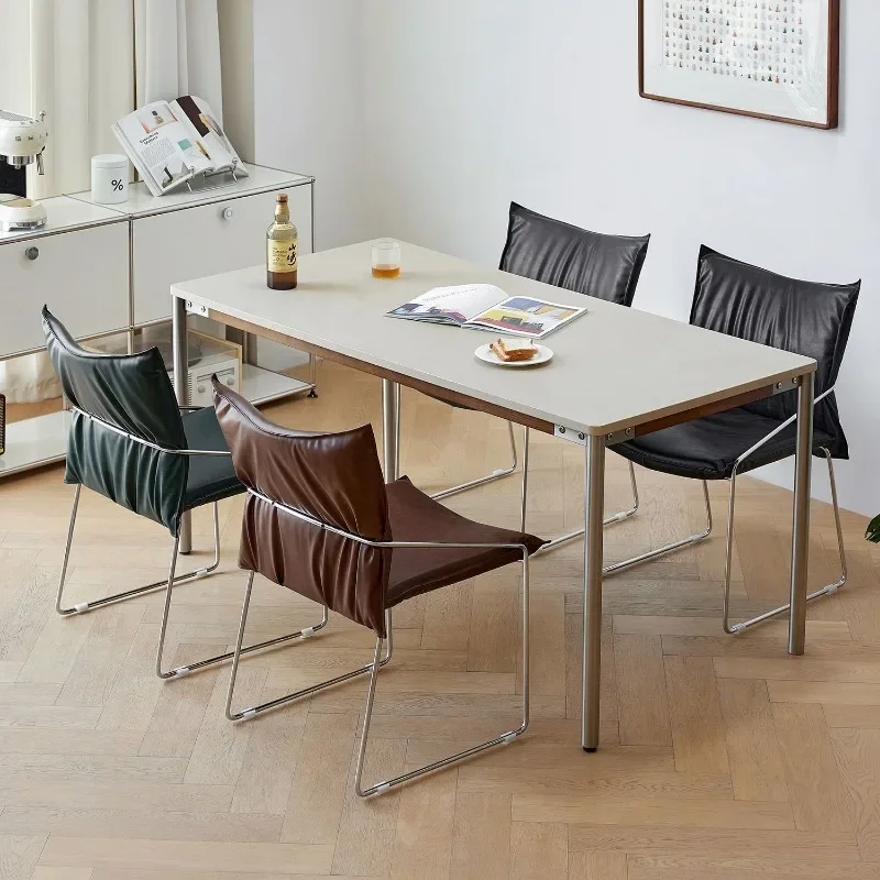 Nordic ancient medieval Comfortable dinner chair designer simple modern luxury leisure back retro