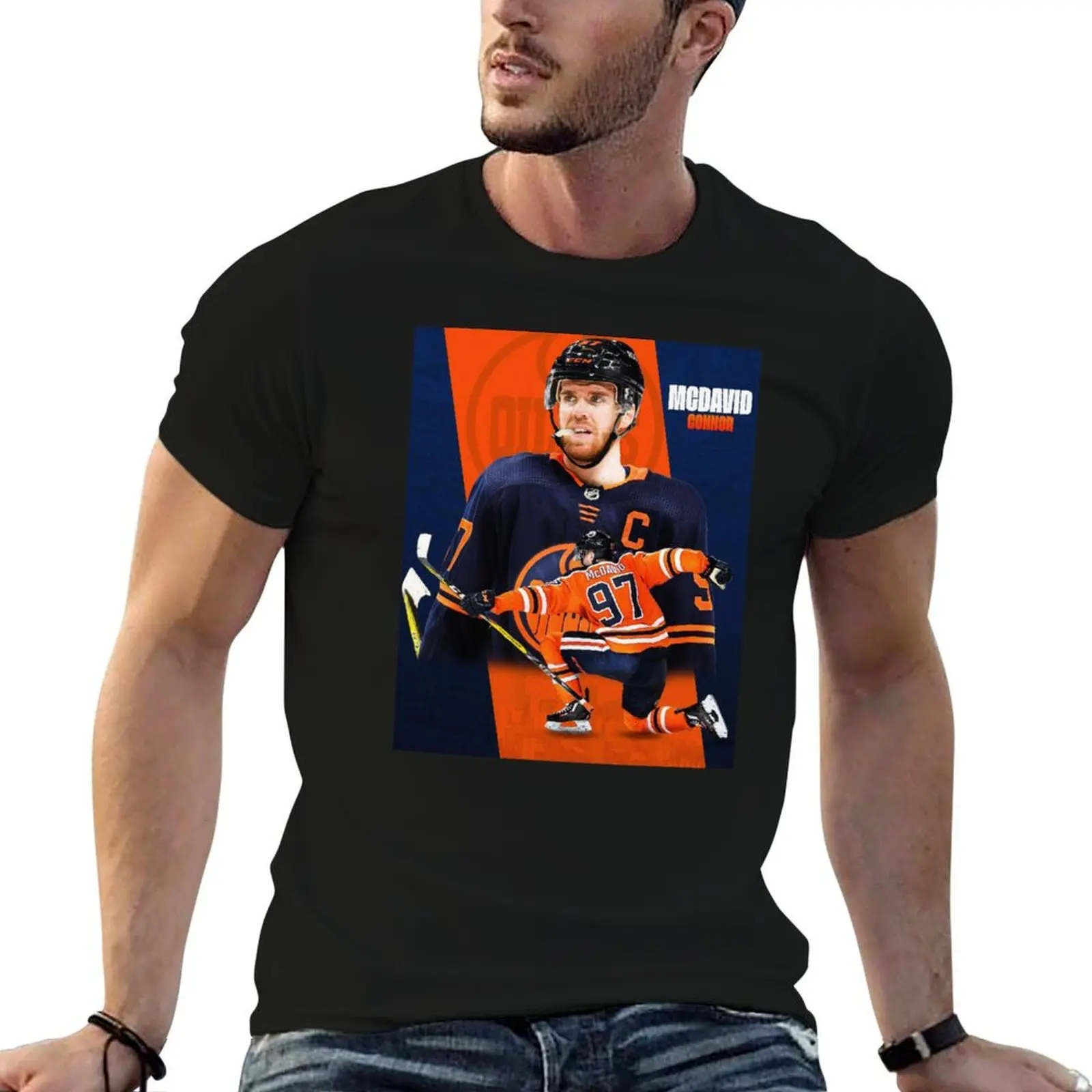 

Connor McDavid T-Shirt t shirts with prints cotton t shirts man 100% T-Shirt