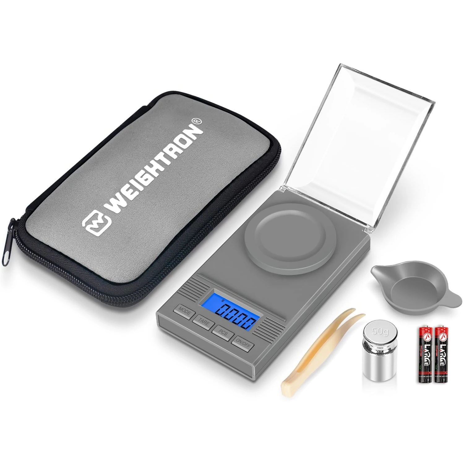 

Milligram Scale 50g/ 0.001g, mg Scale, Jewelry Scale with LCD Backlit, Tare, Digital Milligram Scale Micro Scale