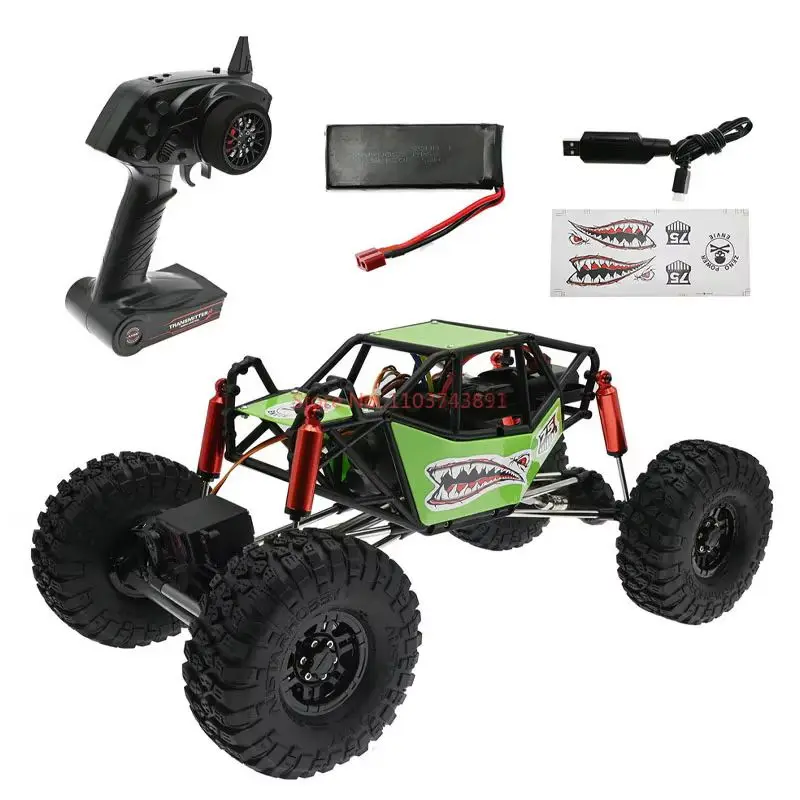 Taxs 1:10 Scx10 Trx4 buisvormige Rc Anti Roll Shark-versie Rtr klimmen terreinwagen Gn8504 buiten speelgoed voor volwassenen en kinderen