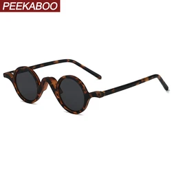 Kiekeboe ronde zonnebril met klein frame voor dames vintage unisex TR90 retro gepolariseerde zonnebril voor heren acetaat Koreaanse stijl