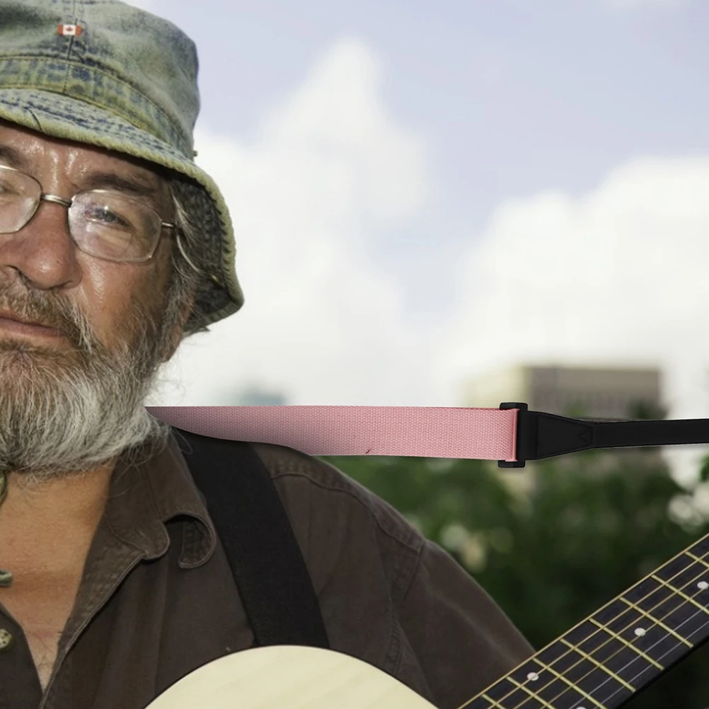 

Stainless Steel Cable Strap Man Chic Ukulele Belt Cotton Straps Adult Size Sling