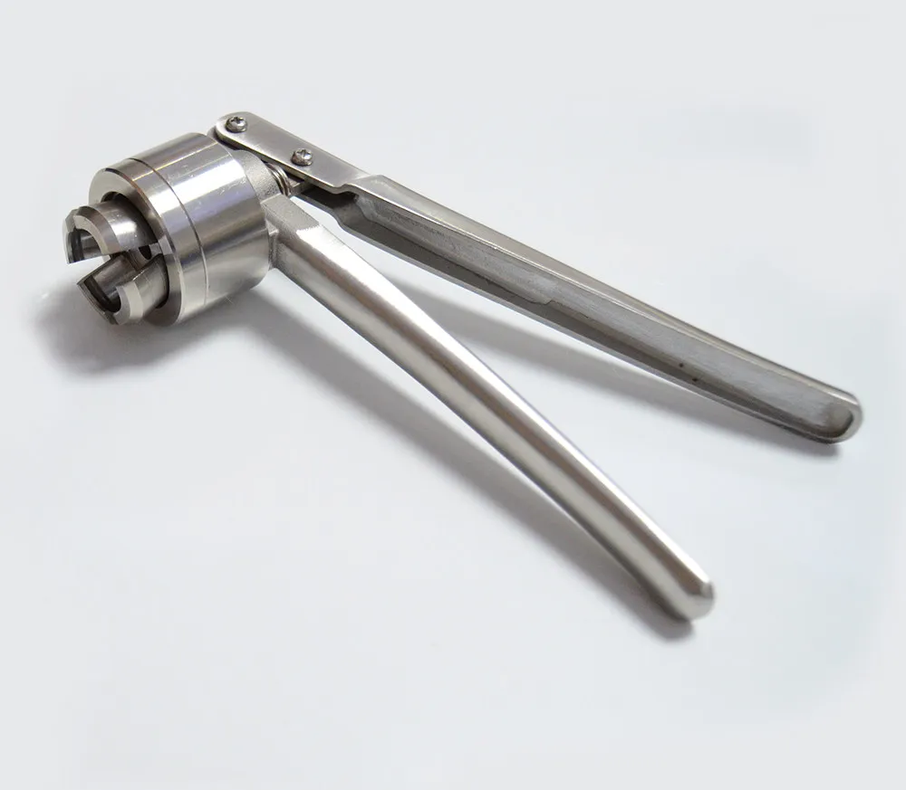 1PC Stainless Steel Manual Vial Crimper 8mm 13mm 15 mm20mm Hand Sealing Machine for Flip Off Caps Glass Vial Bottle Sealer Tool
