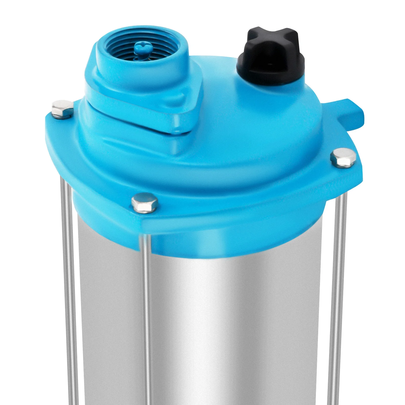 IP44 Wasserdichte Kreiselwasserpumpe - Selbstansaugende Pumpe mit Manometer, 98m Förderhöhe, 4000L/h für Bewässerungs-/Kühlsysteme – Detail 23