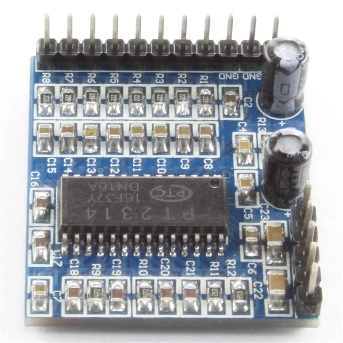 Y23A PT2314 Sound Quality Adjustment Voice Module IIC I2C 6V-10V Audio Processing Module