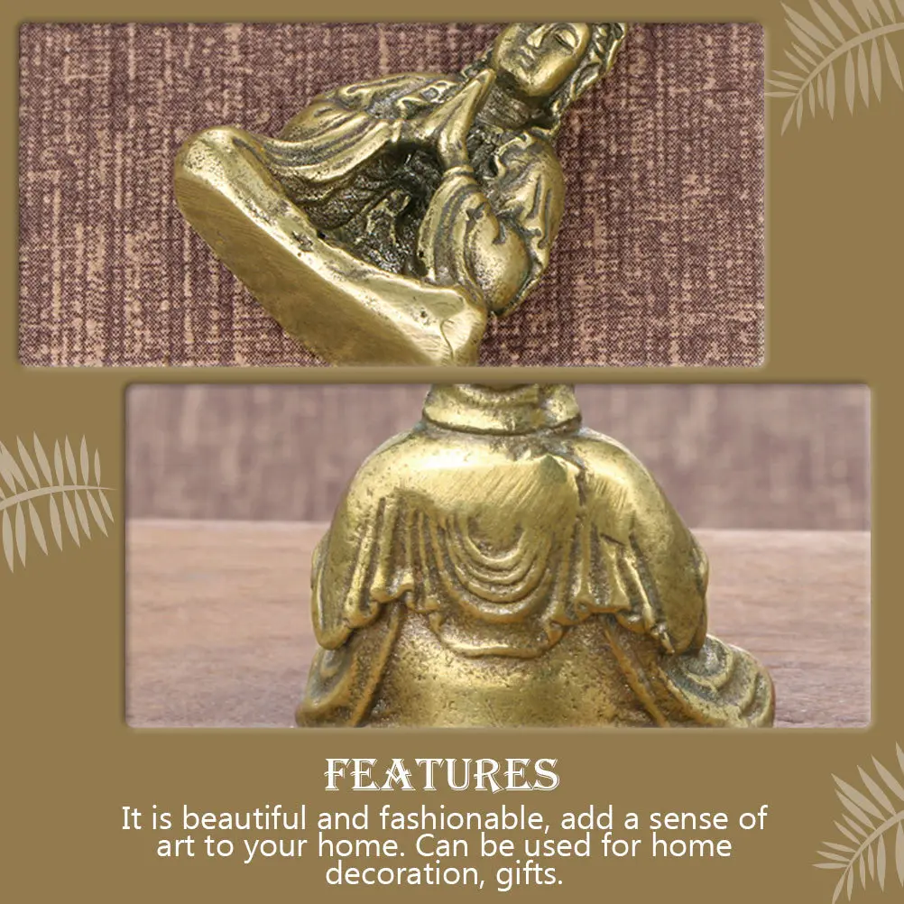 

Yin Statue Home Decor Living Room Dormitory Decoration Buddha Shape Adornment Gift Desktop Office Art Figure Kannon