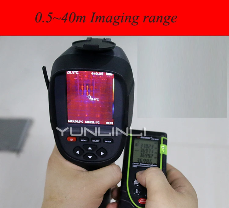 Infrared Camera Night Vision Infrared Thermal Imager Rechargeable Lithium Battery Electronic Thermometer RX-500