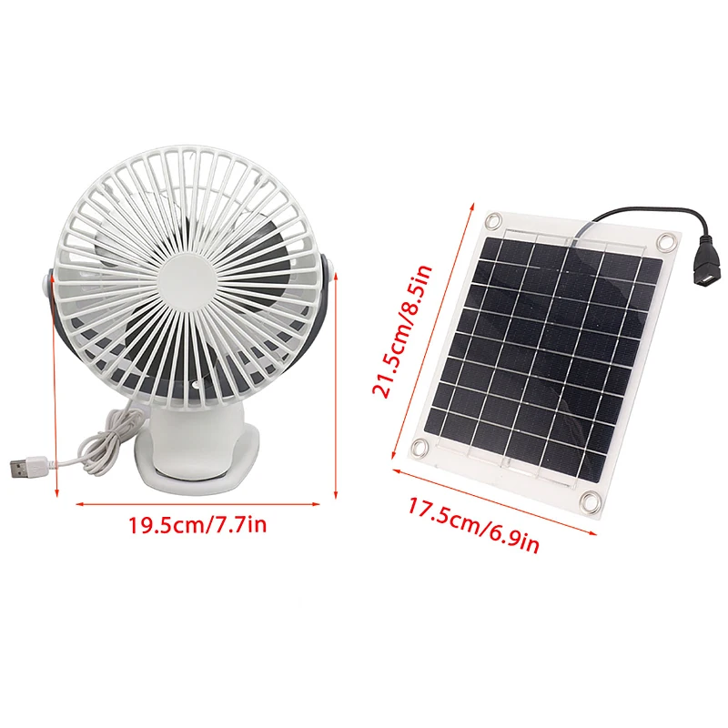 Ventilador alimentado por Panel Solar, equipo de ventilación de 30W, escape para acampar al aire libre, invernadero, autocaravana, Gallinero