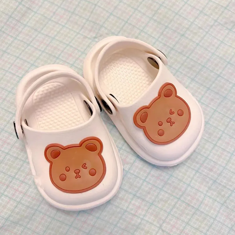 Summer Cute Bear One-Year-Old Hole Soft Bottom Non-Slip Home Bathroom Outer Sandals