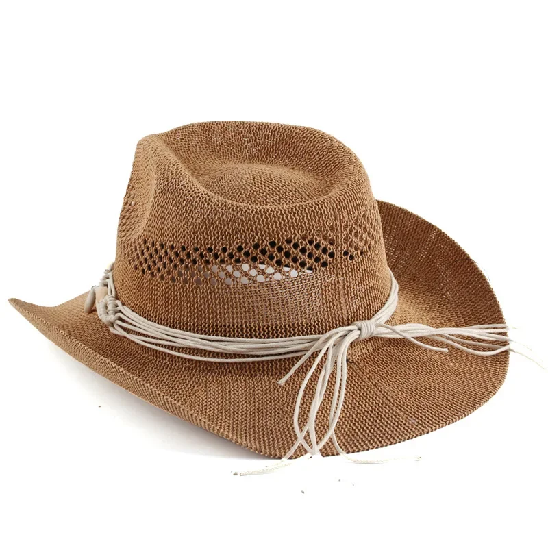 

New Design Summer Bucket Hat Breathable Woven Polyester UPF 50+ Sun Protection Outdoor Beach Western Style Fedora for Women Men