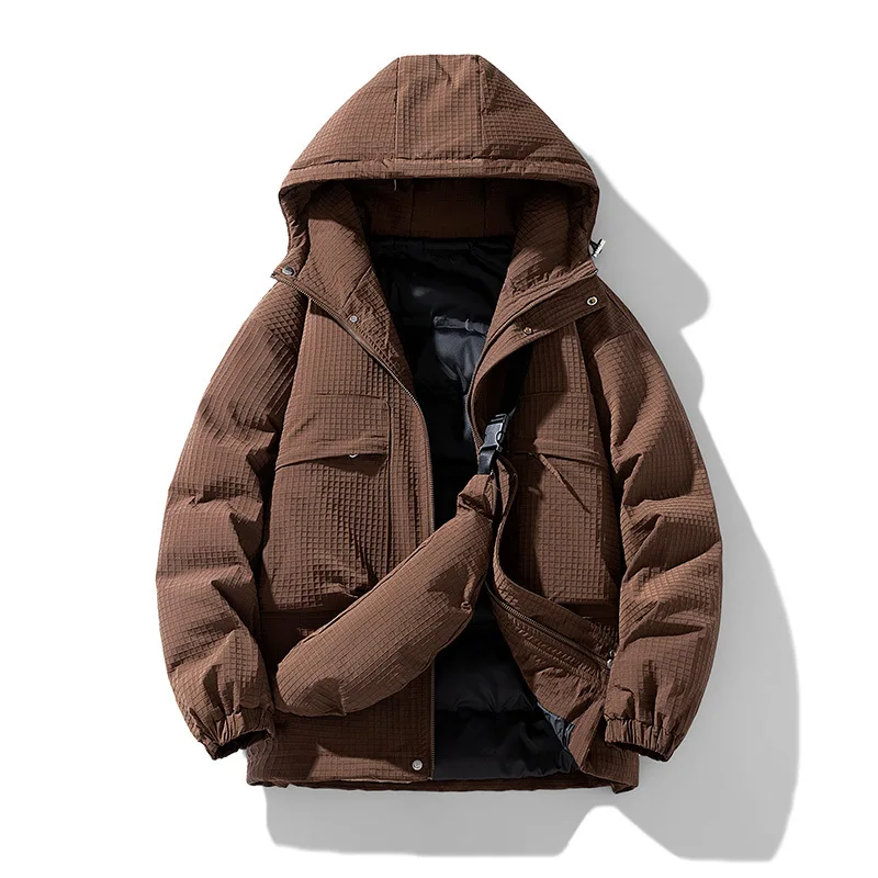 

Unisex Cotton-Padded Jacket Autumn/Winter 2025 Loose Fleece Thickened Warm Cold-Proof with Straps