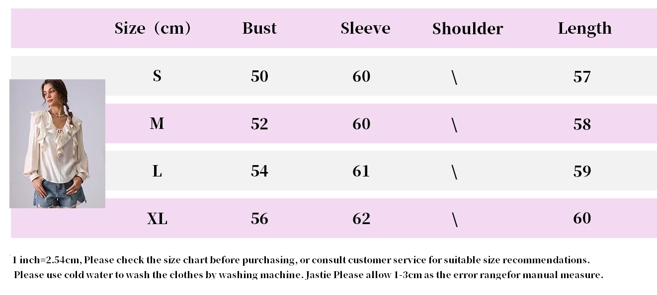 French Embroidered Shirt Blouses Women 2025 Spring And Summer Apricot Long-sleeve Lace-up V-neck Ruffle Top