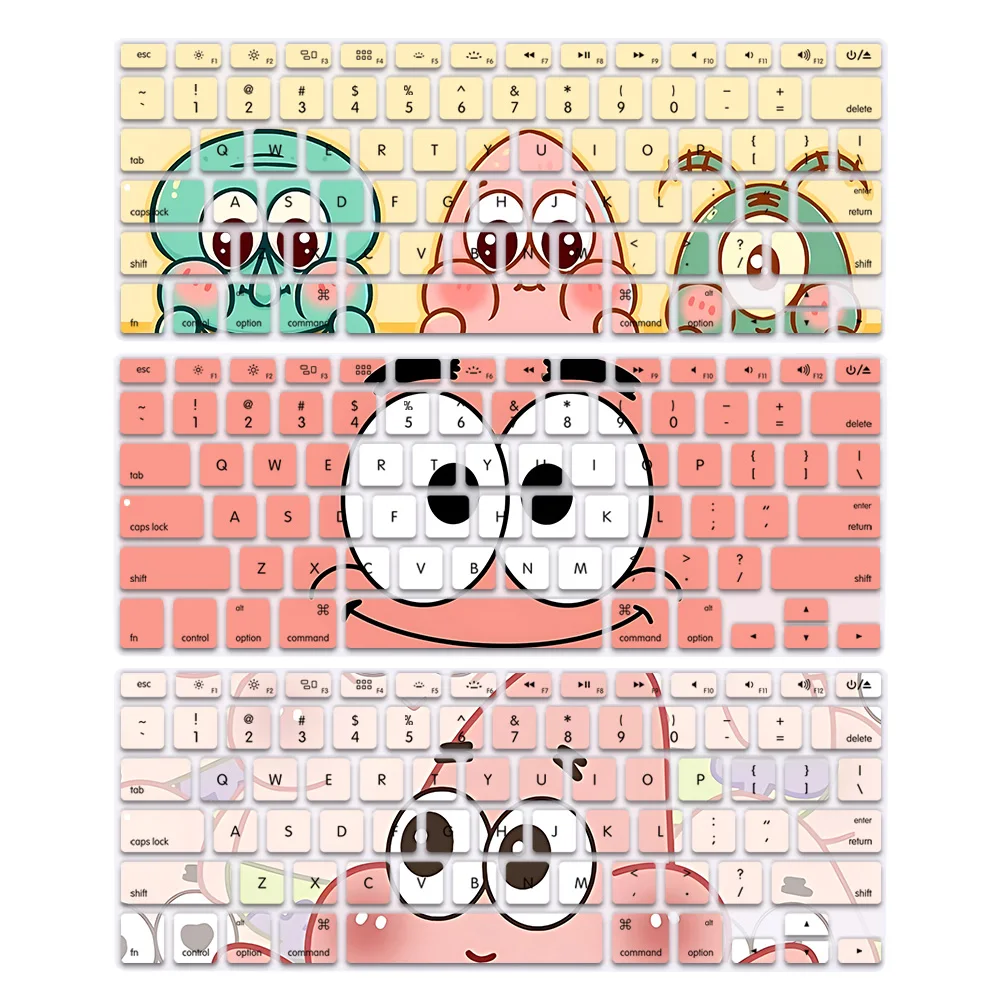 

Funny and silly Patrick Starr US Layout Soft Silicone Keyboard Cover for Macbook pro A1278 A1286 Retina A1425 A1502 Air A1369