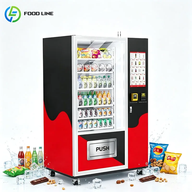Automatic Vending Machine Snack And Drink Vending Machine Smart Retail Business Machine Customized