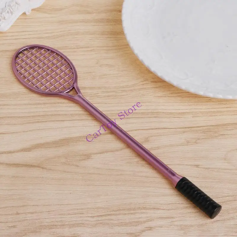 634F Smooth Badminton Racket Shaped Taking Notes Supplies Take Notes Gel Pen