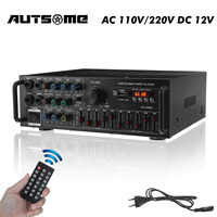 Hot Car Stereo Amplifier 2500W bluetooth Surround Sound USB SD AMP FM DVD AUX LCD Display Home Cinema Karaoke Remote Control