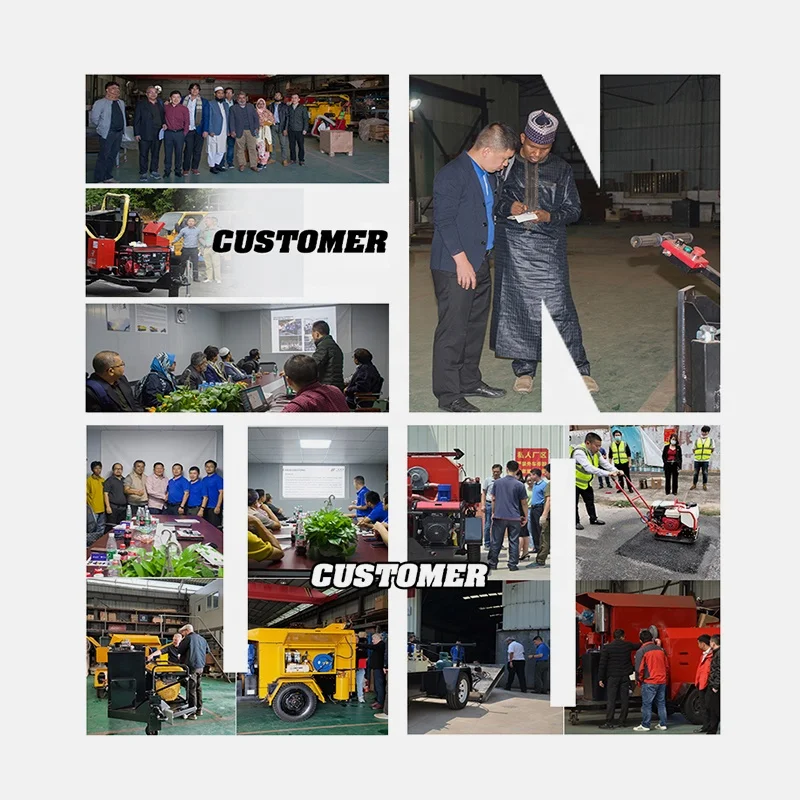 Afbeelding 7: 350L Blacktop Oprit Crack Filler Machine met pomp en motor Asfalt Crack Sealer Machine