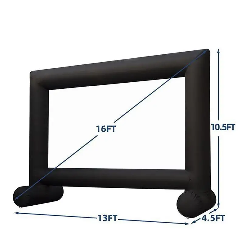 

Movable inflatable projection screen Advertising screen Outdoor portable inflatable movie casual projection screen