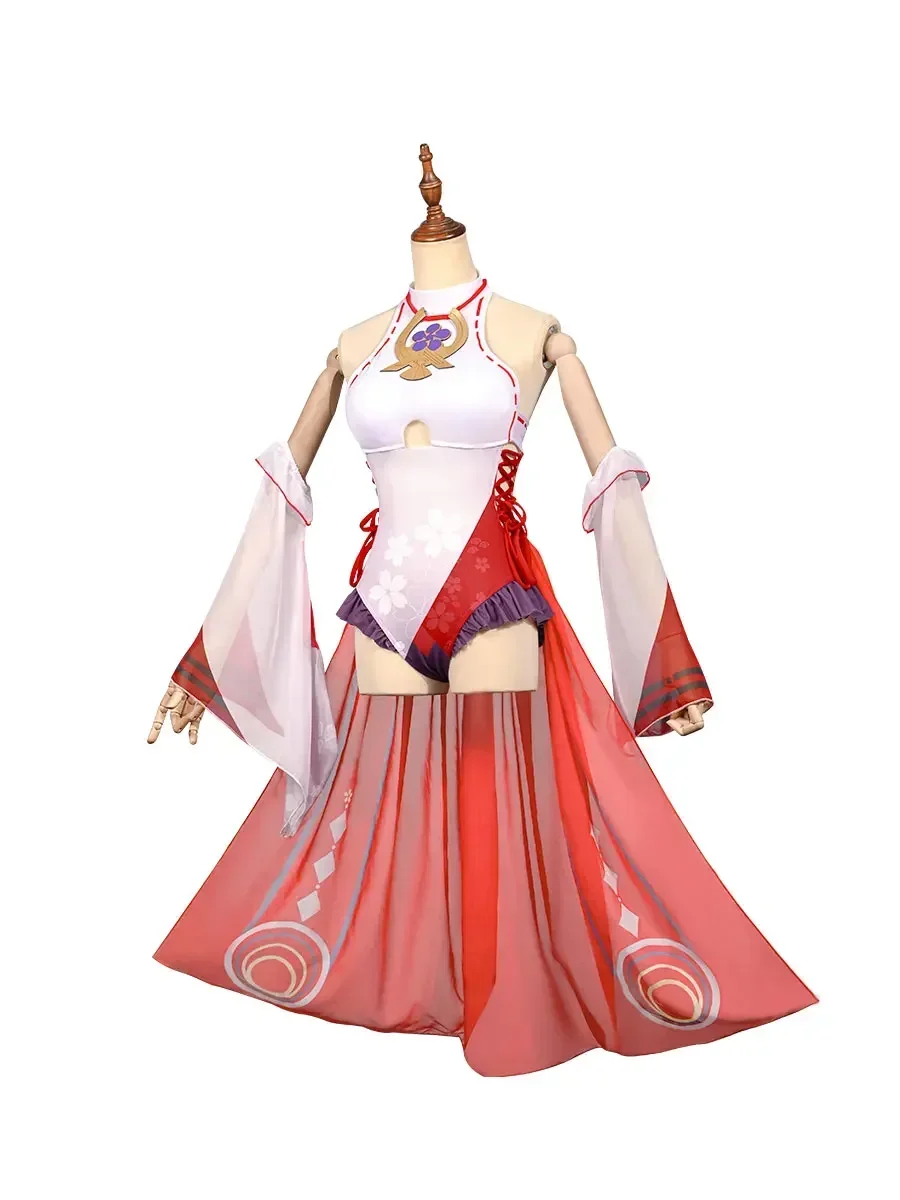 Costume de Cosplay de Genshin Impact Inazuma Yae ko Guuji Yae, Tenue de Jeu, Vêtements Sexy, Ensemble de Robe et Maillot de Bain, 2025