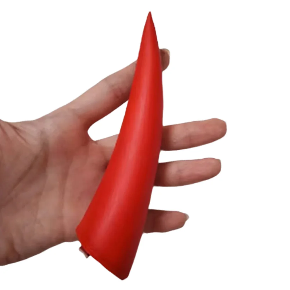 Kneesocks Headgear Cosplay Costume Anime Panty And Stocking Disguise Red Horn Prop Headwear Halloween Party Suits Accessories