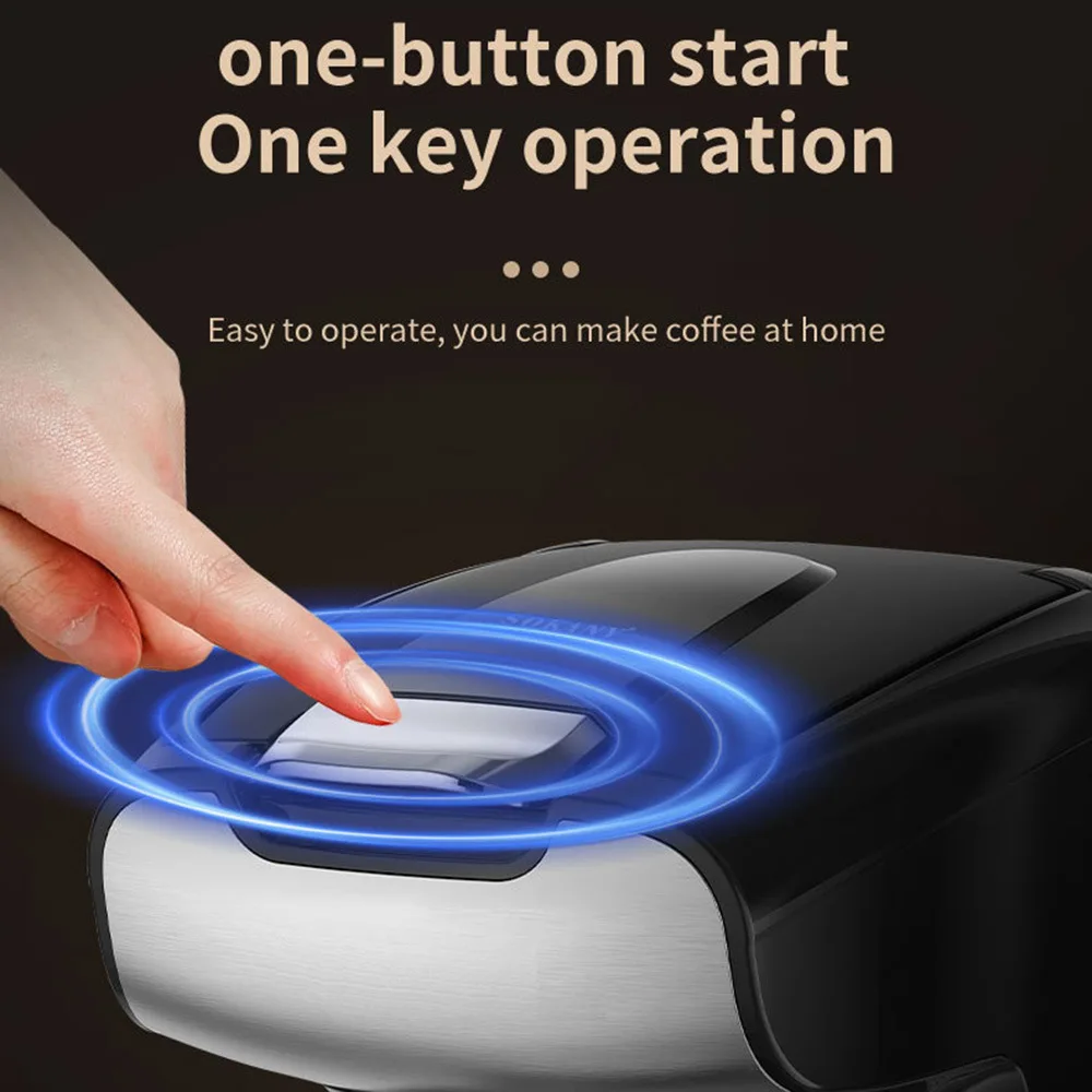 220-240 فولت المنزلية كوب واحد 300 مللي ماكينة القهوة بالكبسولات الكهربائية الصغيرة ماكينة القهوة اسبريسو بالتنقيط القهوة