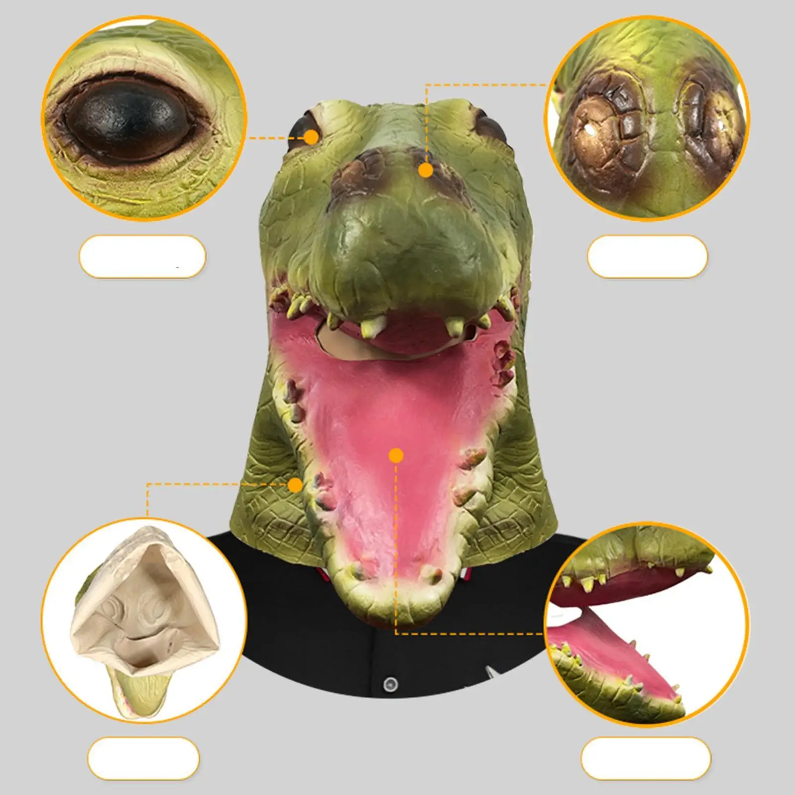 قناع الهالوين قناع الحيوان لمستلزمات الحفلات وأعياد الميلاد الفاخرة #5