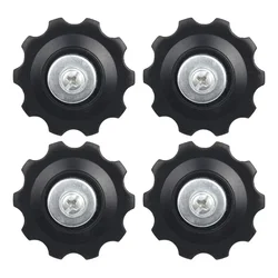 4Pcs 10T Bearing MTB Bicycle Rear Guide Wheel Road Bike -Jockey Rear Derailleur Pulley Roller For Bicycle Derailleur Repair Kit